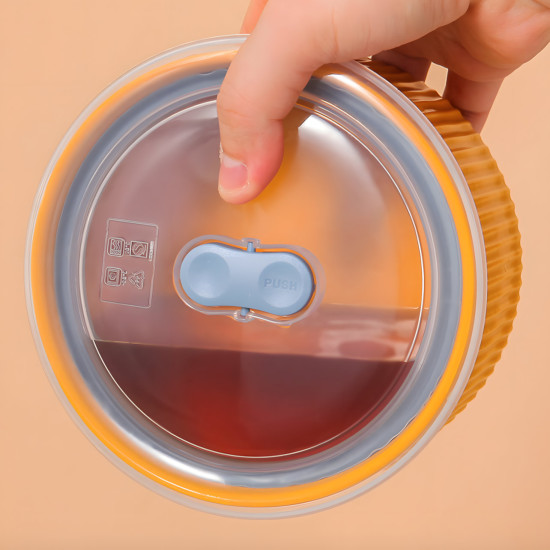 Metal Tupperware Set - 3 Pcs	